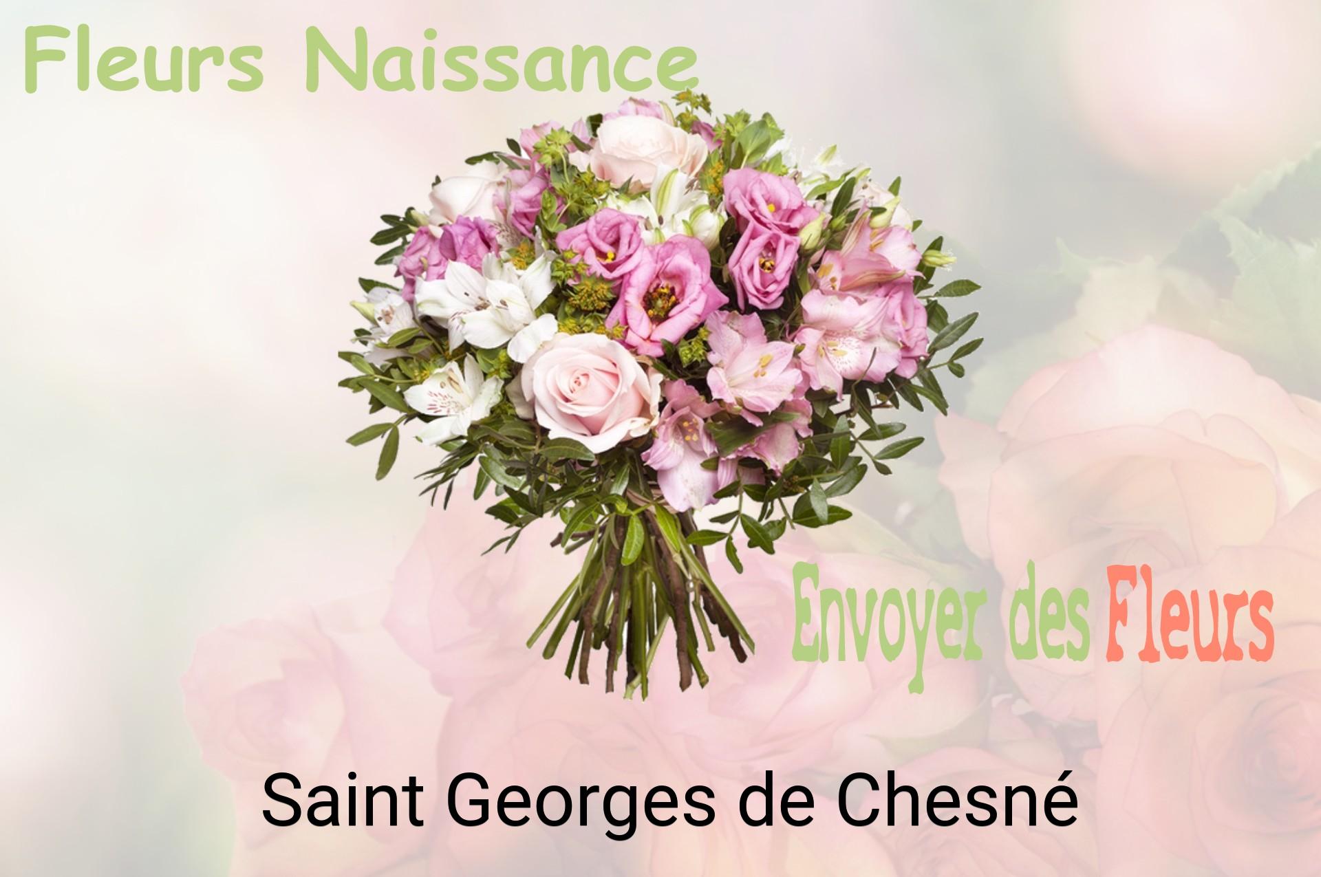 Bouquet de fleurs de naissance livré à Saint-Georges-de-Chesné
