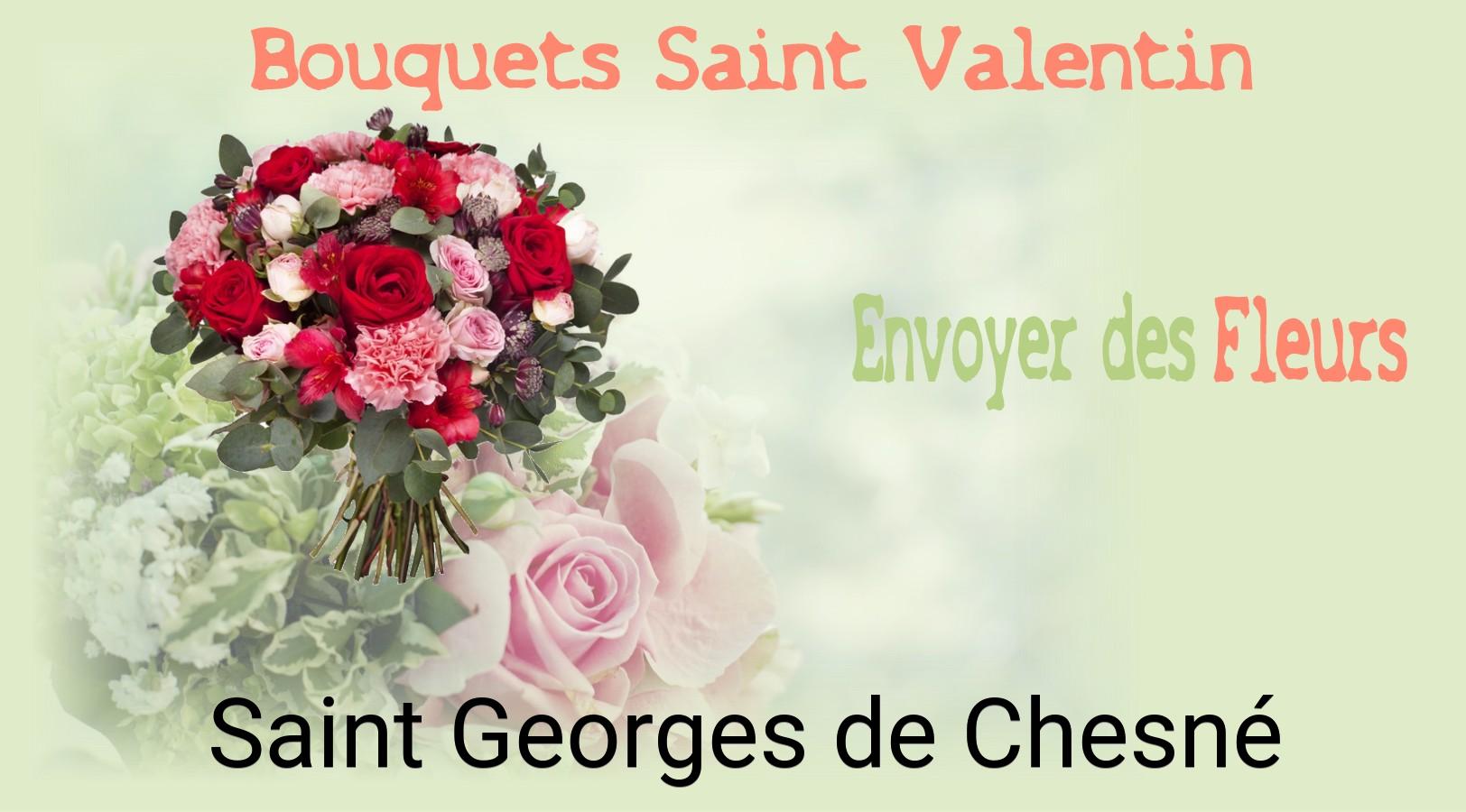 Roses de Saint-Valentin livrées à Saint-Georges-de-Chesné